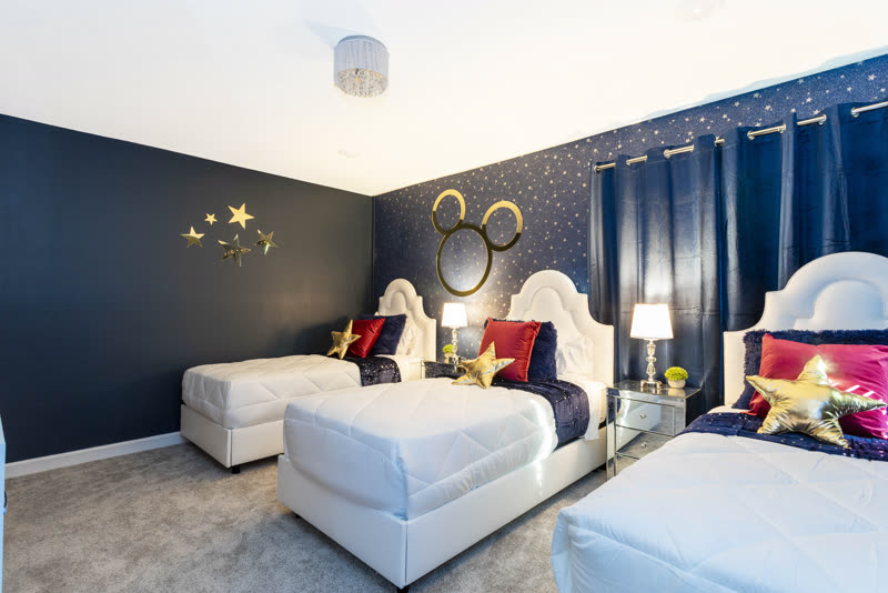 Mickey themed kids' room